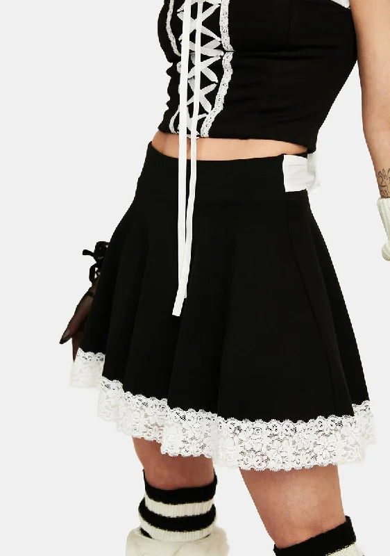 Women's Clothing Apparel Sets Minimalist Fashion Sale Noir Special Guest Mini Skirt