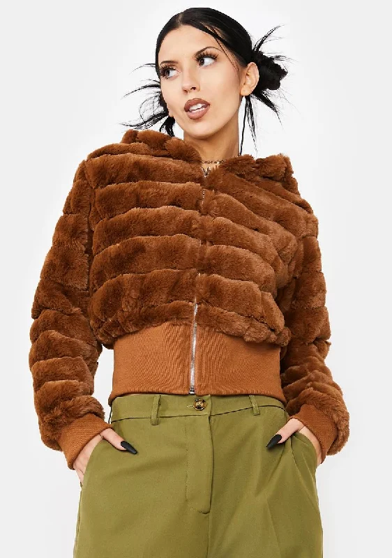 Women's Clothes For Outdoor Events Embrace New Fashion Best Dresser Faux Fur Jacket