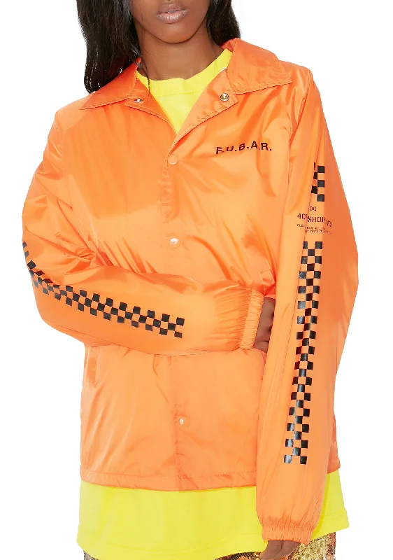 Women's Transitional Clothes Huge Discounts This Week F.U.B.A.R. Coaches Jacket