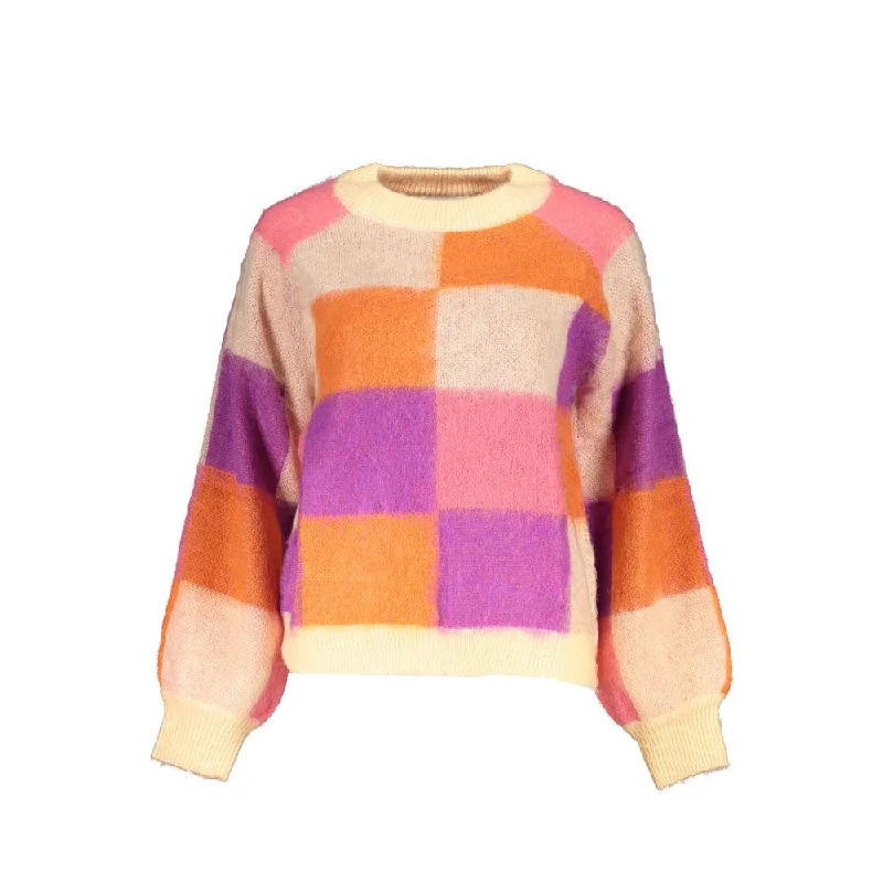 Women's Clothing Apparel Winter Warehouse Sale Desigual Chic  Contrast Crew Neck Women's Sweater