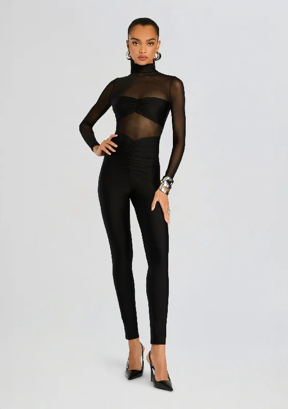 Casual Clothes For Women Fashion Forward Brietta Bandeau Mesh Catsuit