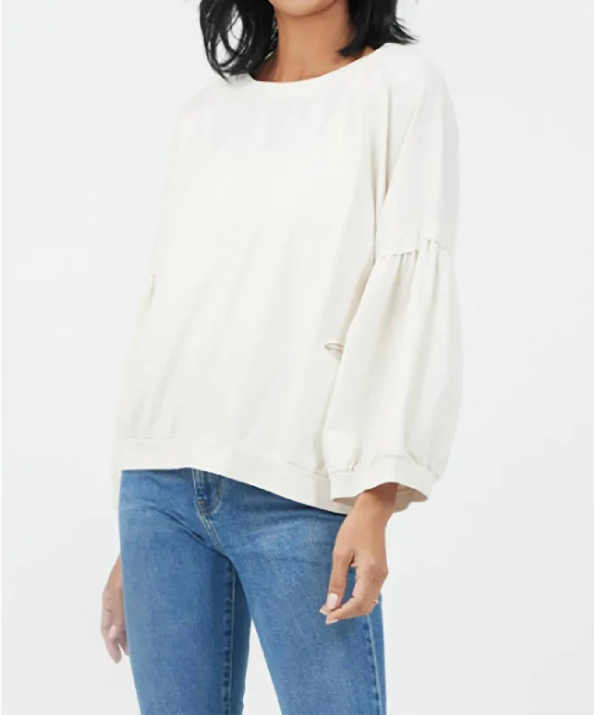 Formal Attire For Women Flash Sale Now Bea Sweatshirt In White