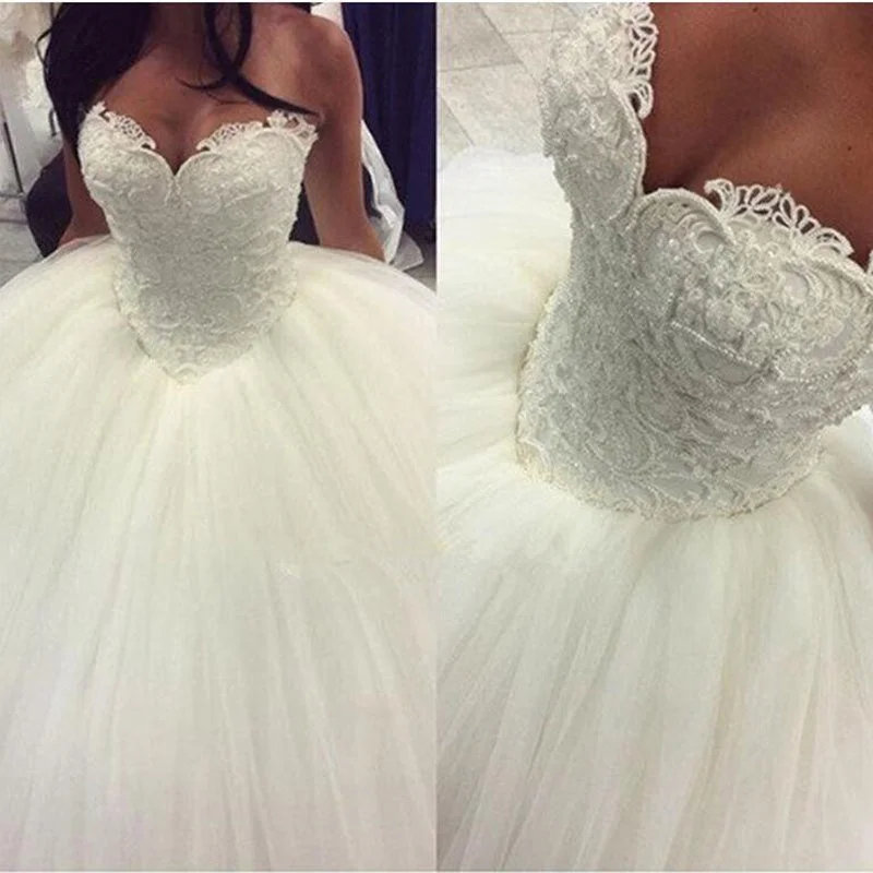 Women's Clothes For Outdoor Events Unleash Your Trendy Side Glamorous Princess Corset Bridal Gown Custom Made  Pearl Wedding Dress Ball Gown Lace Bridal Gowns