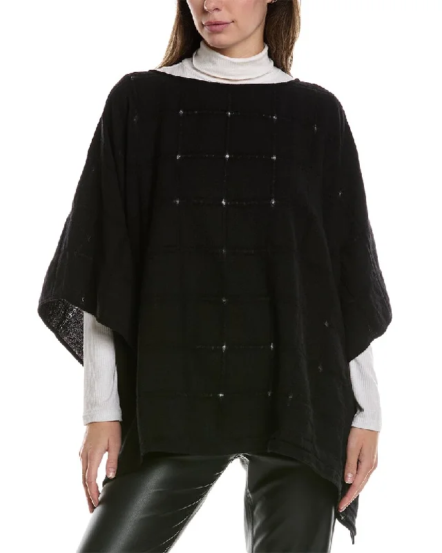 Women's Evening Apparel Chic Trends Unveiled EILEEN FISHER Wool Poncho