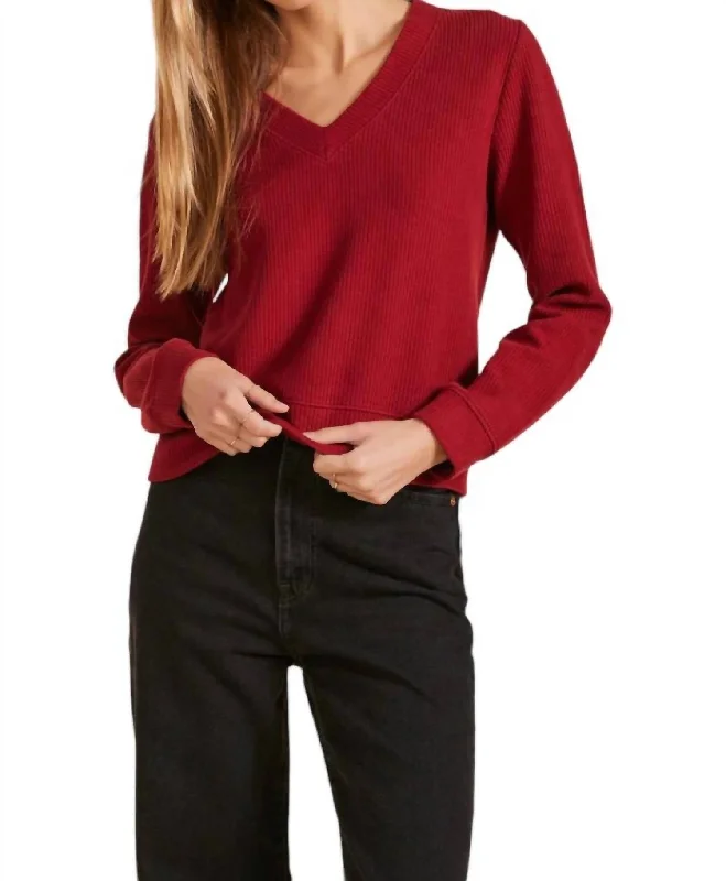 Women's Holiday Attire Mega Sales Boxy Top In Desire