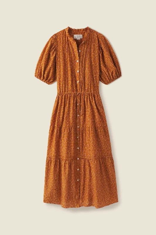 Women's Resort Attire Insane Discount Onslaught Hildie Dress Pecan Ditsy