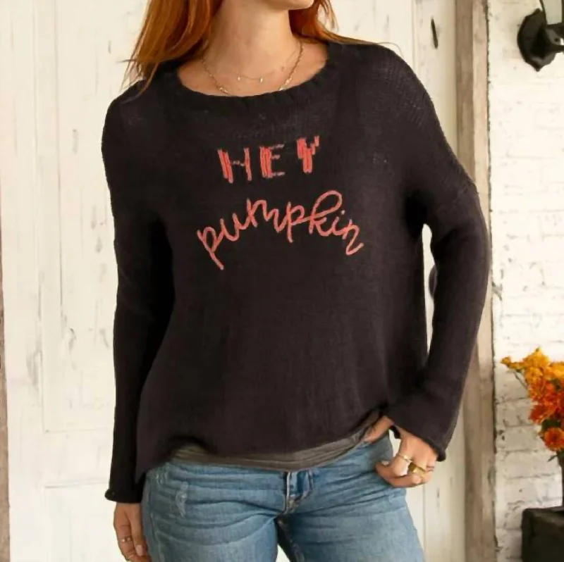 Comfortable Garments For Women Clearance Sale, All Cheap Hey Pumpkin Sweater In Chocolate Ale