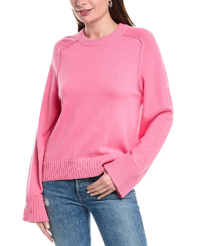 Women's Active Outfit For Fitness New Styles Just In SIMKHAI Raglan Cashmere-Blend Sweater