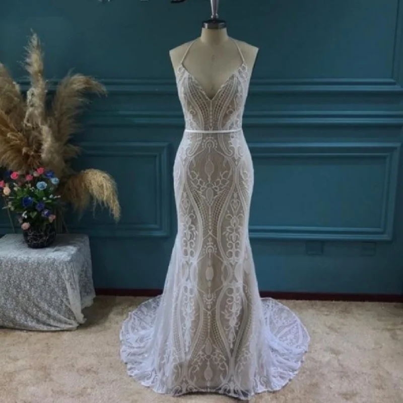 Elegant Women's Attire Refined Fashion Sale Bohemian Lace Haven Wedding Dress