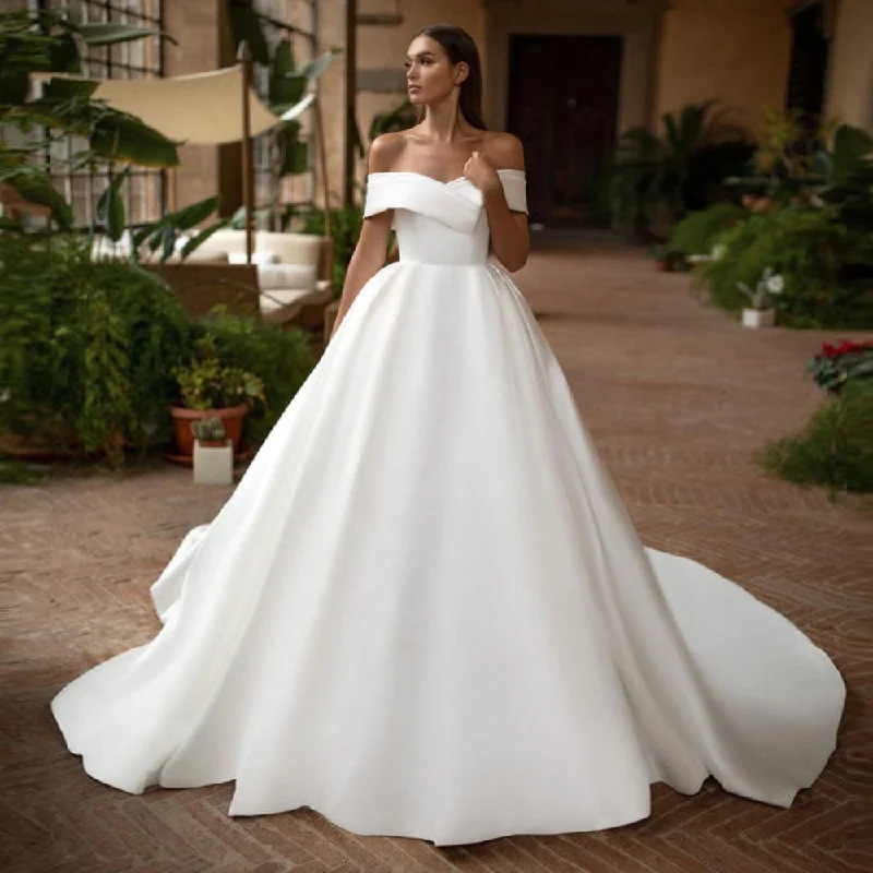 Vintage Clothing For Women Dive Into Trendy Styles Satin Splendor  Wedding Dress