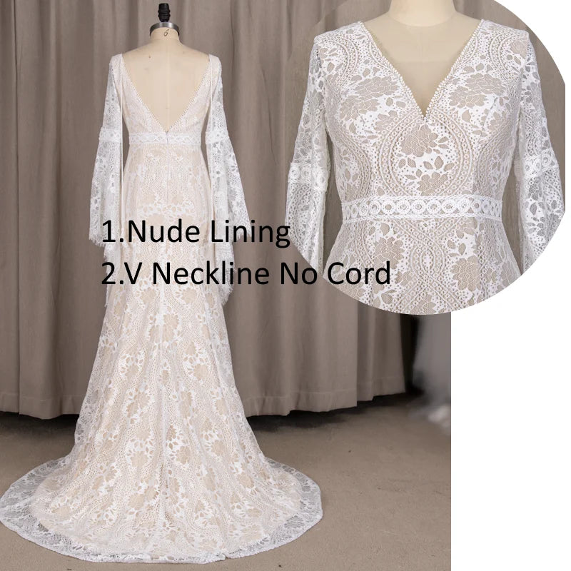 Nude V Neckline