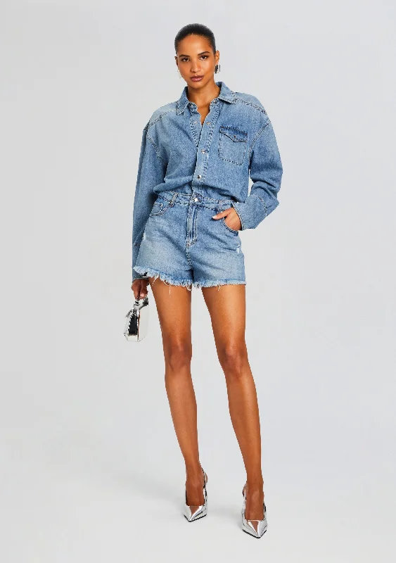 Women's Travel Outfit Set Effortless Style, Endless Impact Annie Denim Romper