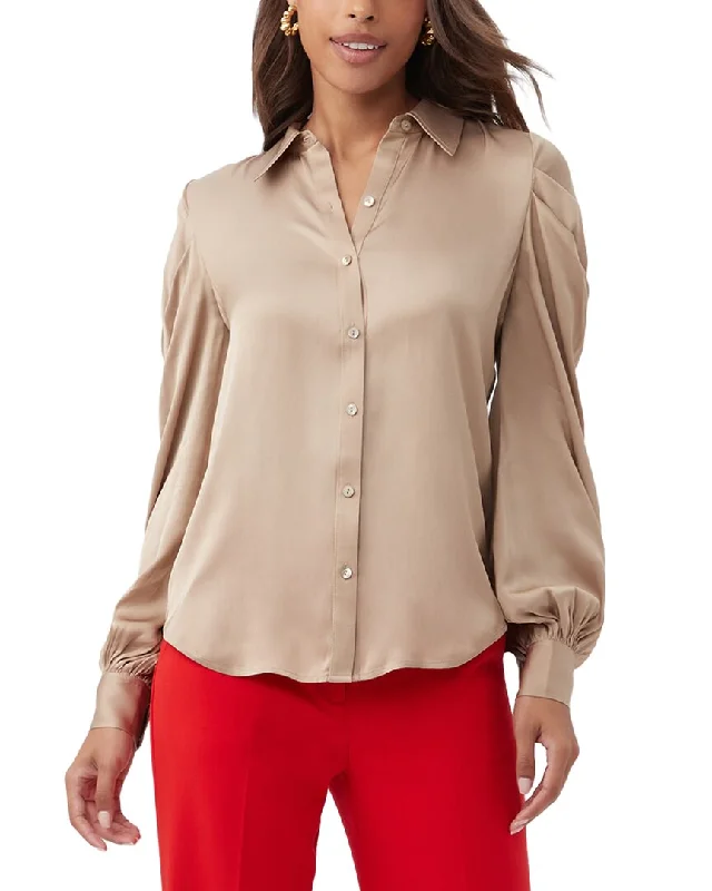 Clearance Event Trina Turk Bashira Silk-Blend Top