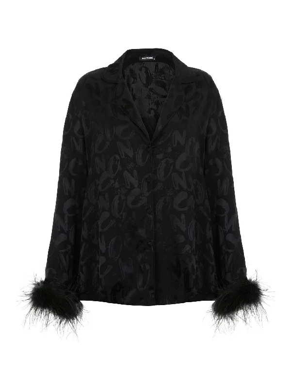 Polished Style Deals Feathered Shirt