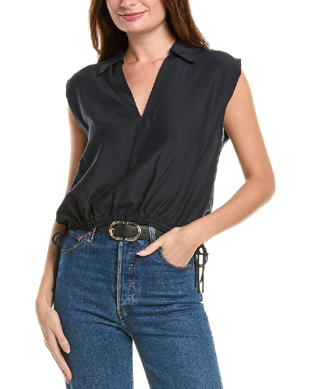 Quick Grab Deals rag & bone Fiona Silk-Blend Shirt