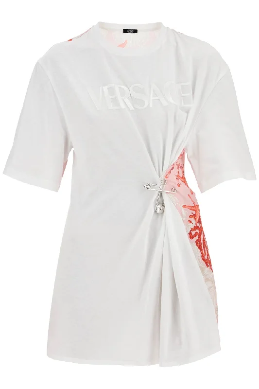 The Latest Trends Versace Women's "Baroque Sea Safety Pin T