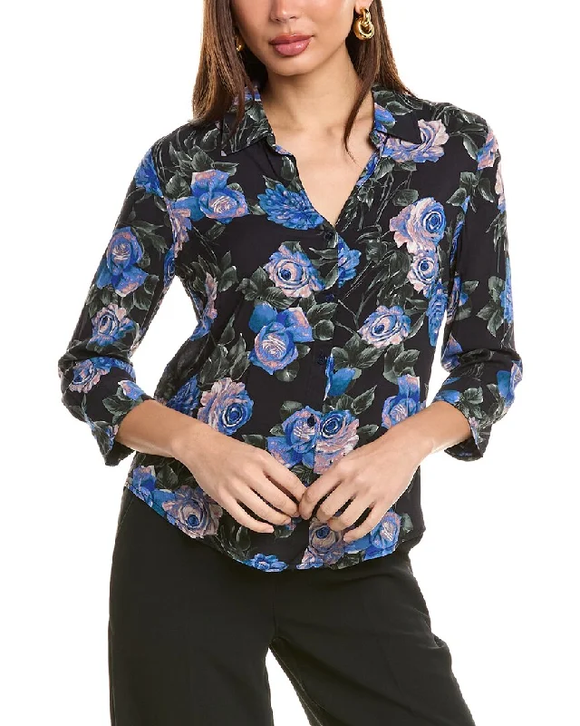 Summer Deals T Tahari 3/4-Sleeve Button-Down Shirt