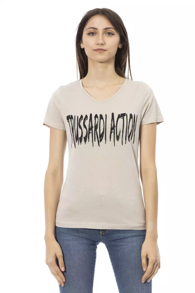 Comfortable Chic Trussardi Action  Cotton Women Women's Top