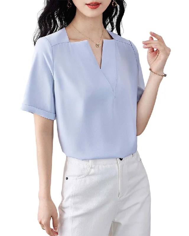 Limited Time Deal OUNIXUE Chiffon Shirt