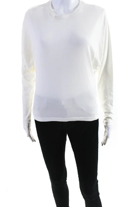 End-Of-Season Clearance Hermes Women's Dolman Sleeve Cotton Shirt White