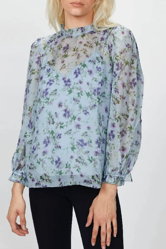 Exclusive Deals Online Nelly Top In Blue Geranium