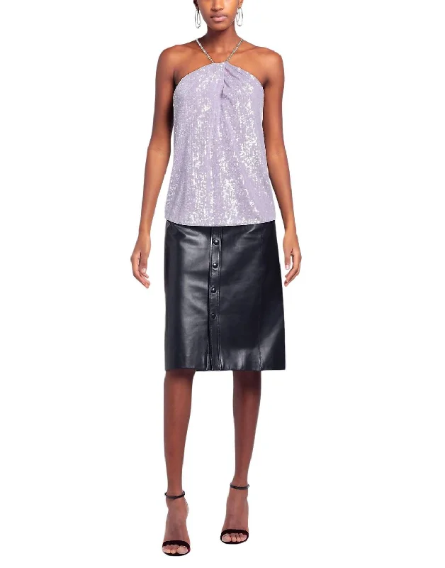 Timeless Elegance Sale Sequin Top In Lilac