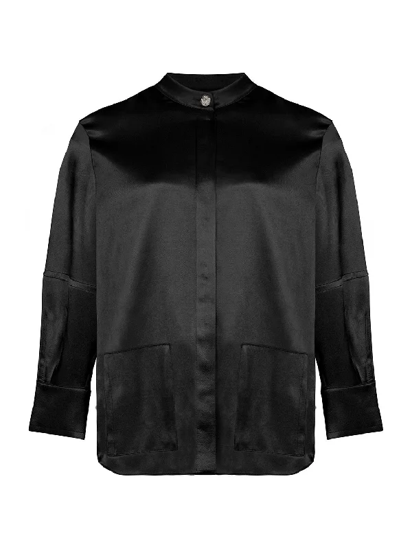 Discover Promotions Mandarin Collar Shirt