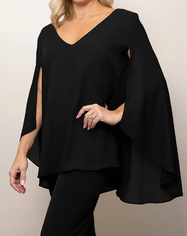 Glamorous Fashion Offers Bella Top In Black