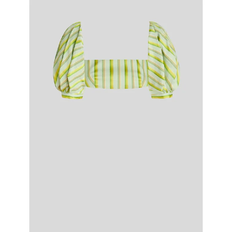 Exclusive Designer Style Deals STRIPED DEGRADÉ BRA TOP