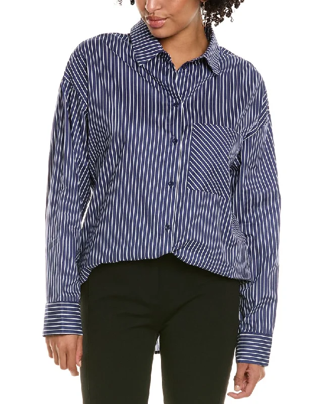 Flirty Fashion Discounts Madison Miles Stripe Shirt