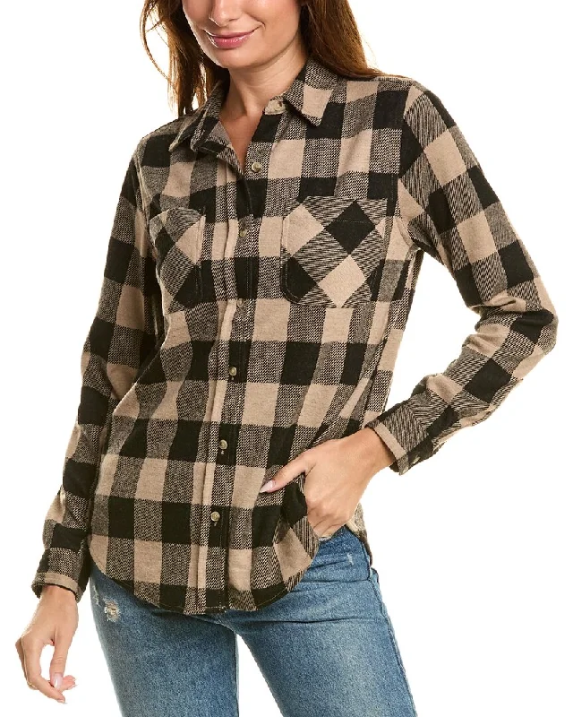 Timeless Style Promotions beachlunchlounge Sally Brushed Flannel Shirt