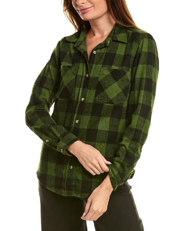 Glamorous Fashion Offers beachlunchlounge Sally Brushed Flannel Shirt