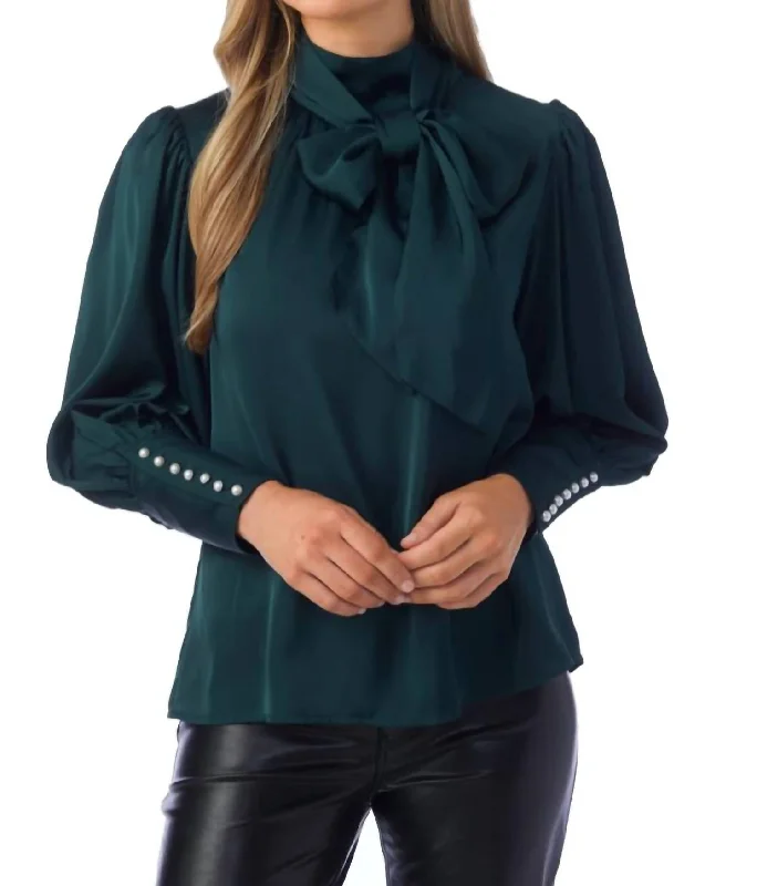 Limited Stock, Big Discounts Josephine Top In Evergreen