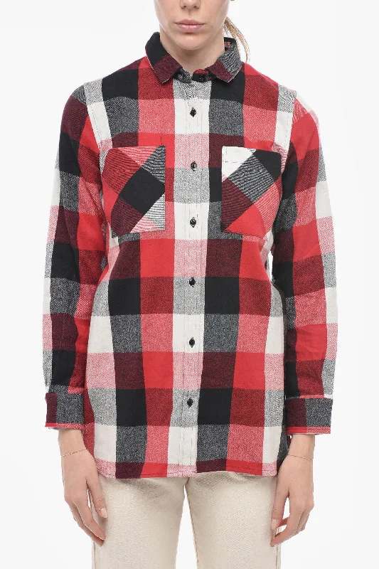 Fashion Forward Femininity Woolrich Flannel BOYFRIEND Shirt