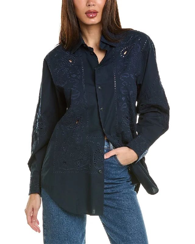 Fashion Essentials rag & bone Vivian Embroidered Shirt