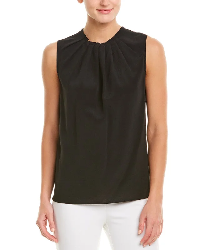 Urban Style Promotions Michael Kors Collection Silk-Blend Top