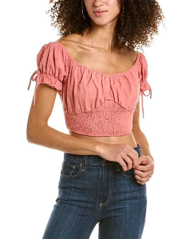 Bold Fashion Sales Emmie Rose Smocked Top