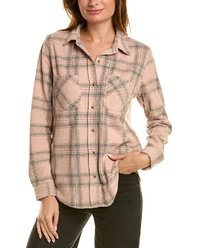 Elegant Fashion Offers beachlunchlounge Sally Brushed Flannel Shirt