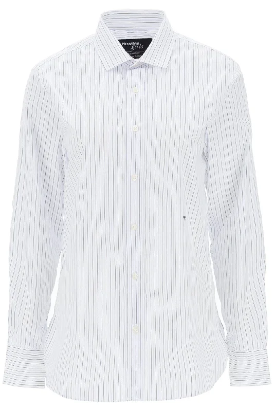 New Season Fashion Preview Sale Homme Girls Women's Striped Poplin Shirt