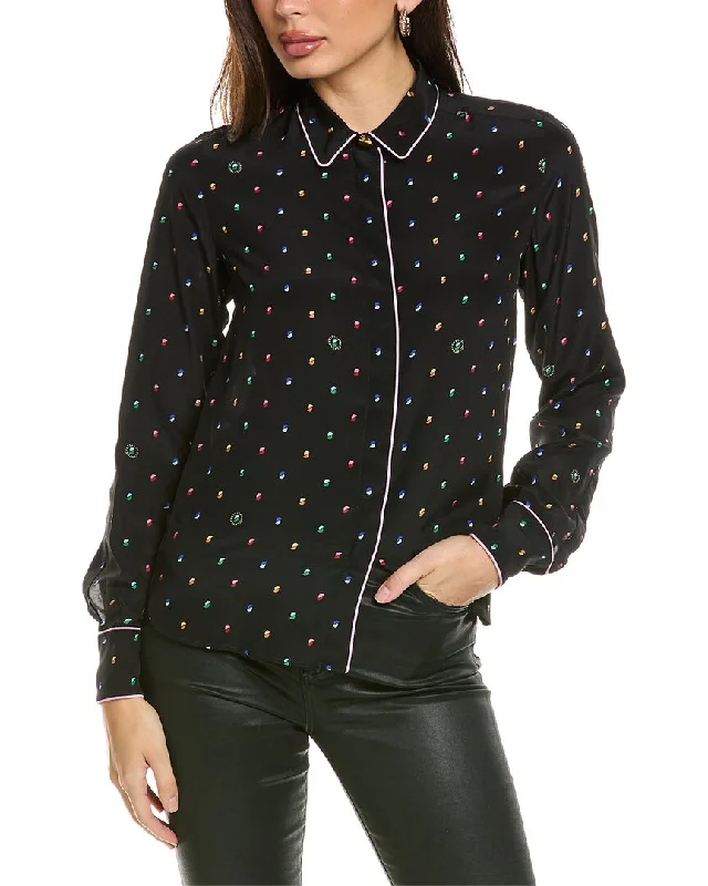 Sophisticated Street Style Offers Stella McCartney Wilson Silk Shirt