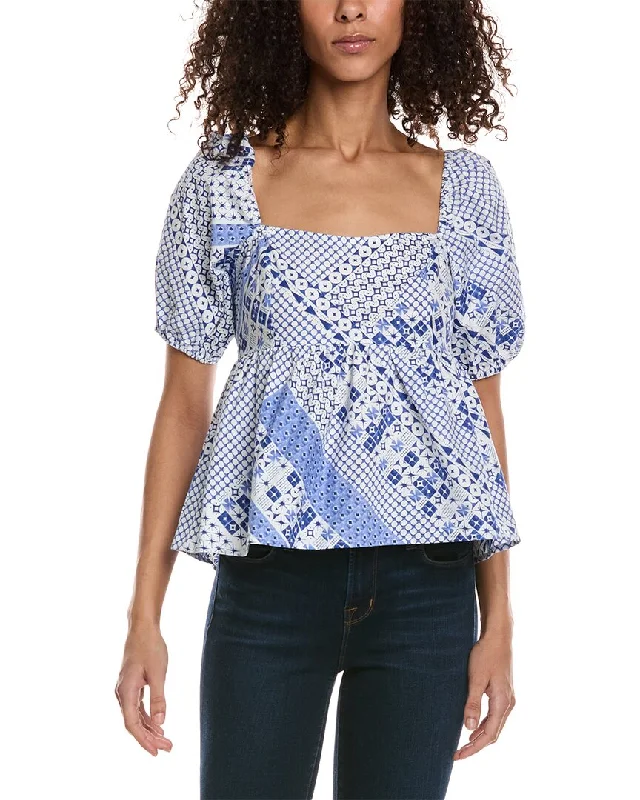 Feminine Luxe Style Sale Duffield Lane Bea Top