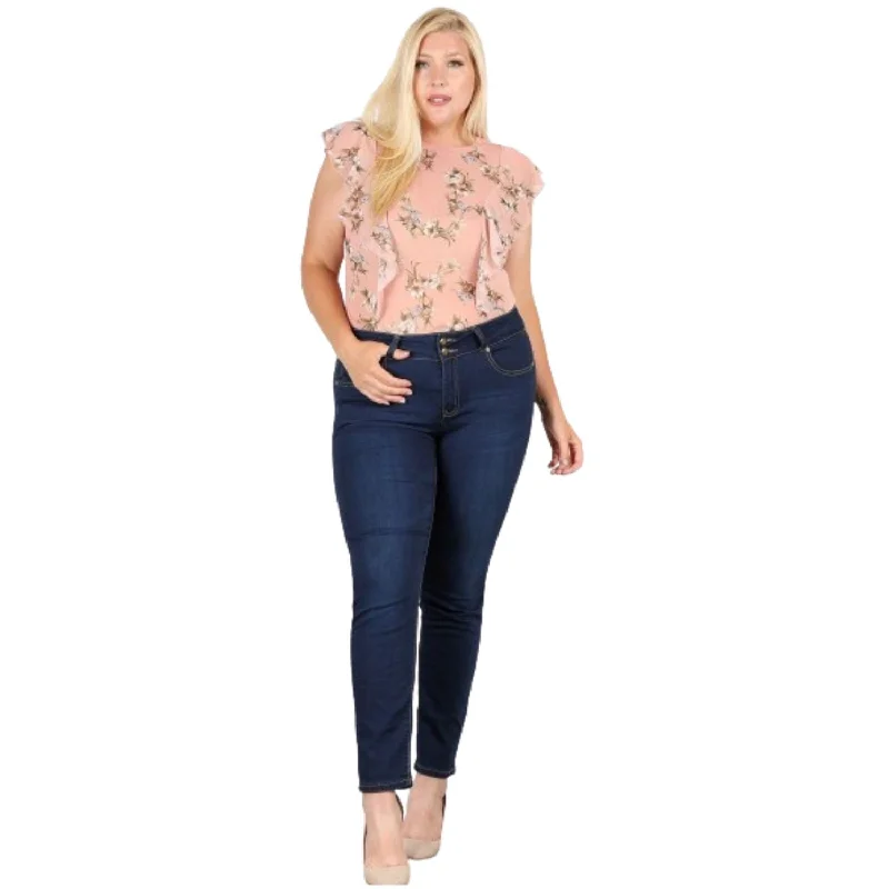 Flash Sale, Don't Miss Plus Size Floral Print Sheer Top