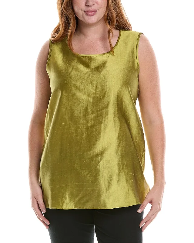 Premium Fashion Marina Rinaldi Plus Bamby Silk Top