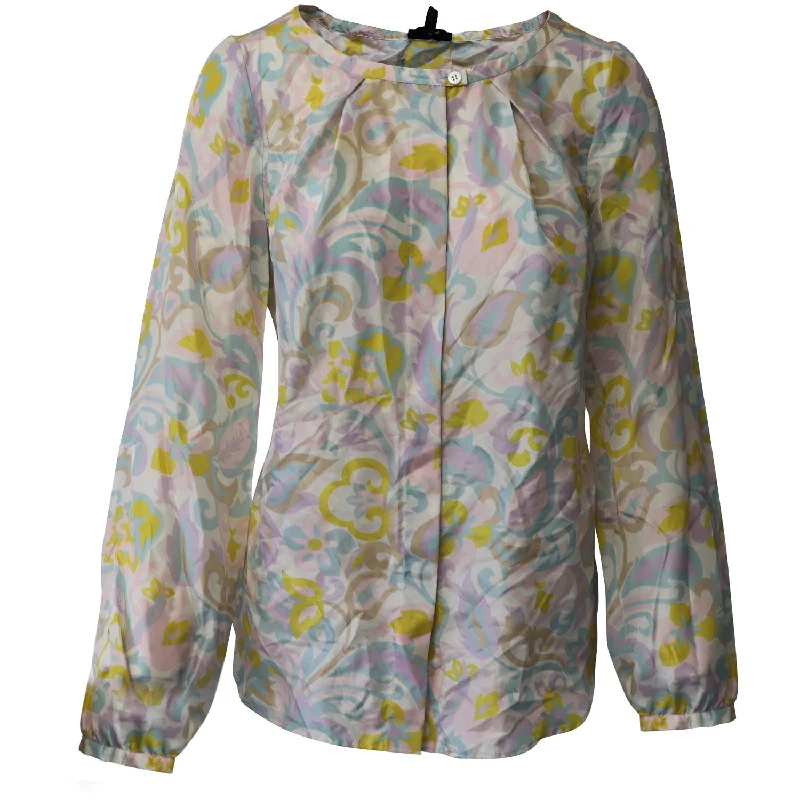 Discount Extravaganza Escada Sport Printed Top in Multicolor Silk