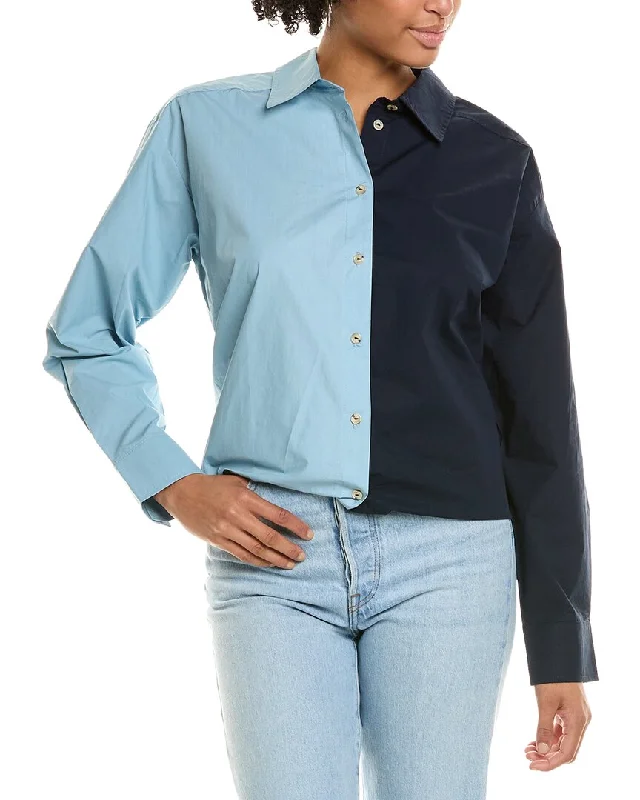 Everyday Elegance Sale DONNI. Duo Pop Button-Down Shirt