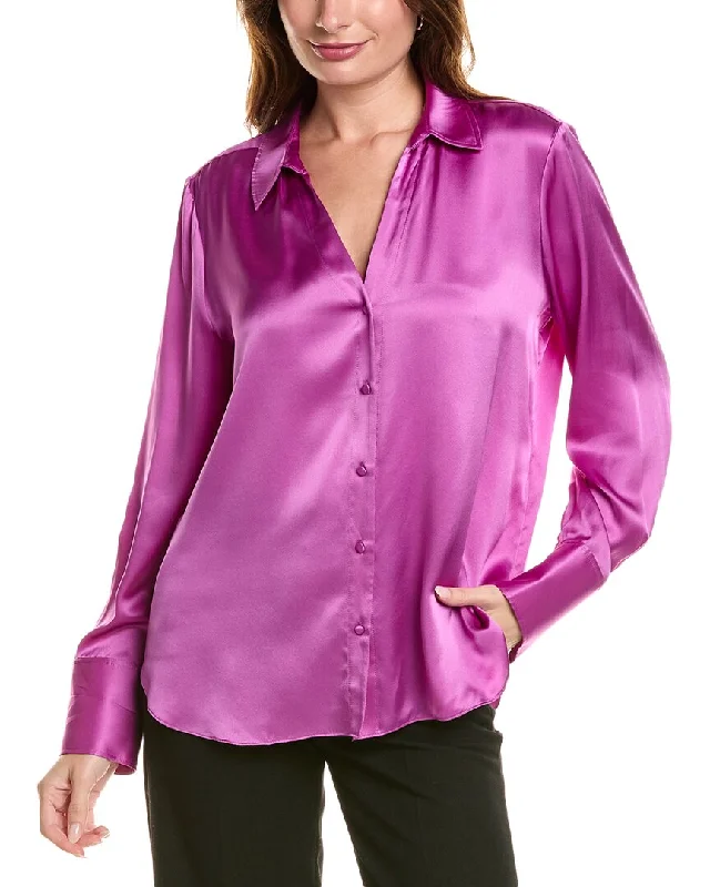 Trendy Threads Elie Tahari Button-Down Silk Shirt