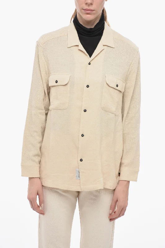 Fresh Styles, Fresh Deals Woolrich Wool-blended FLUID GAUZE Shirt