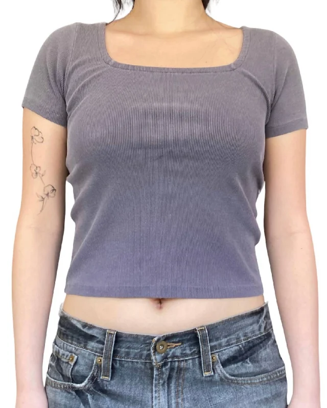 Vibrant Style Promotions Noelle Top In Mauve