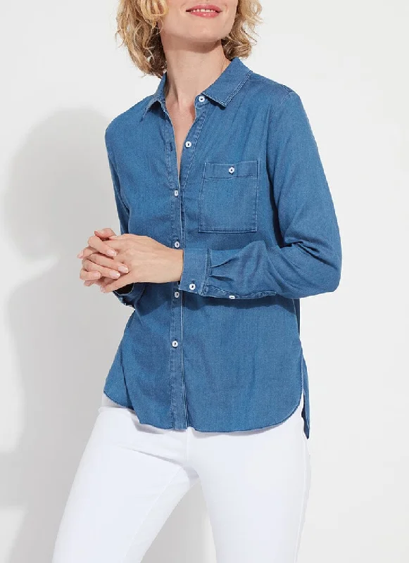 Fresh Fashion Discounts Drew Stretch Chambray Shirt