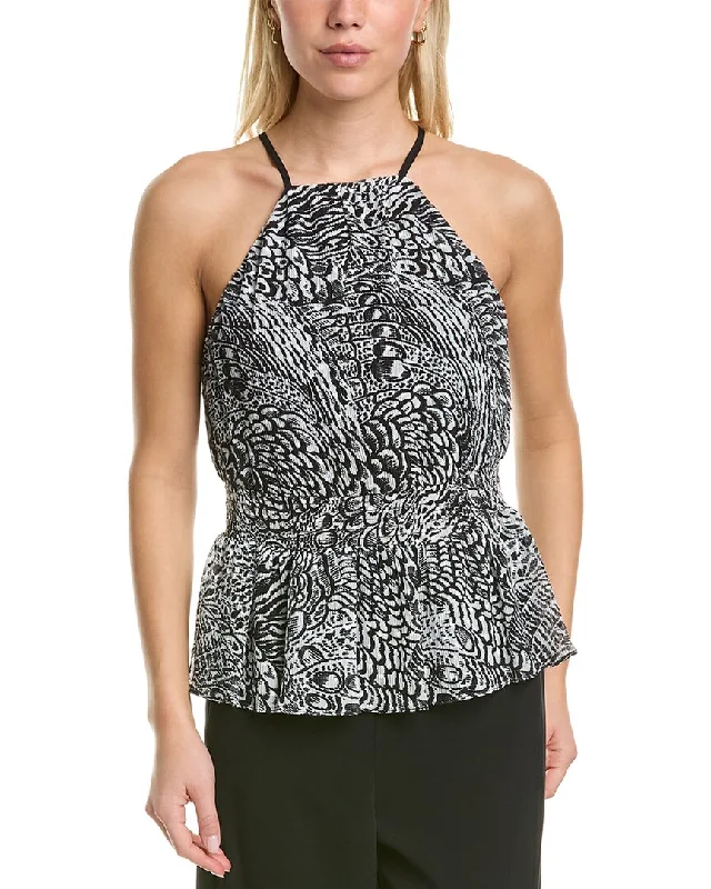 Luxury Casual Deals BCBGMAXAZRIA Peplum Top